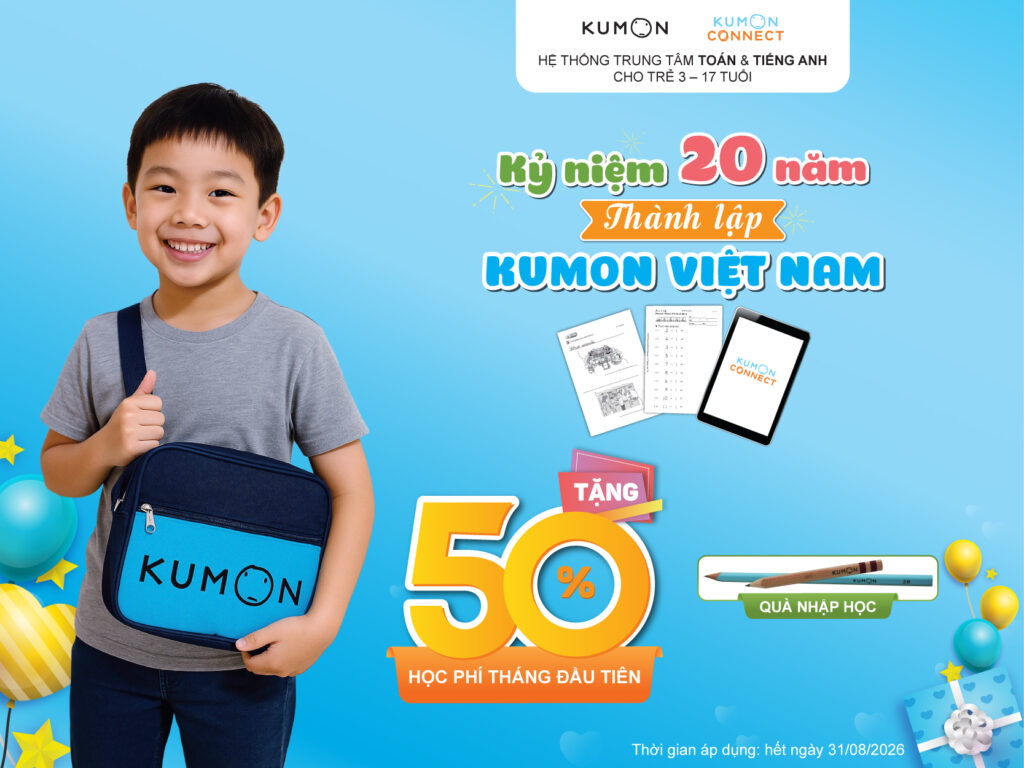 Ưu đãi hè Kumon 2026
