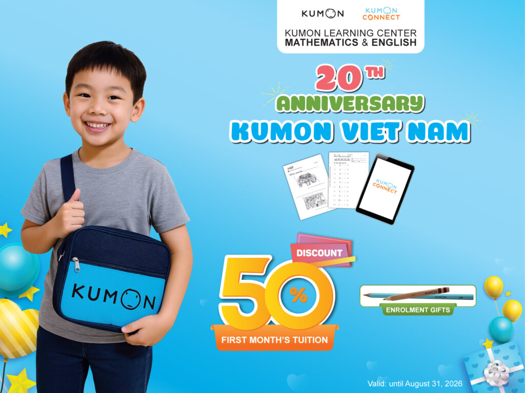 20th Anniversary Tuition Promotion of Kumon Vietnam